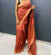 Pure kela resham silk saree SILK ZONE